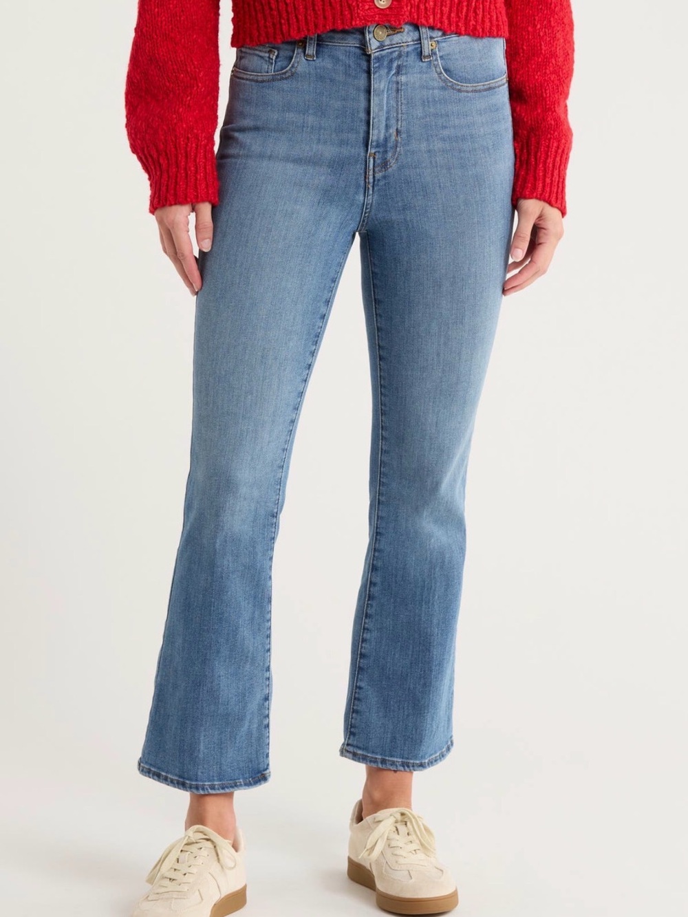 FRAME Le Cropped Mini Bootcut Jeans, Size 26